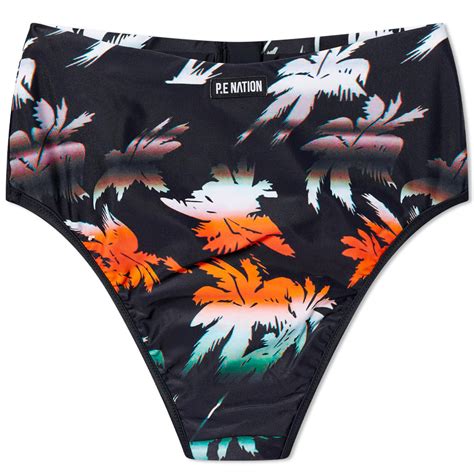 Palm Print Bikini Bottom 